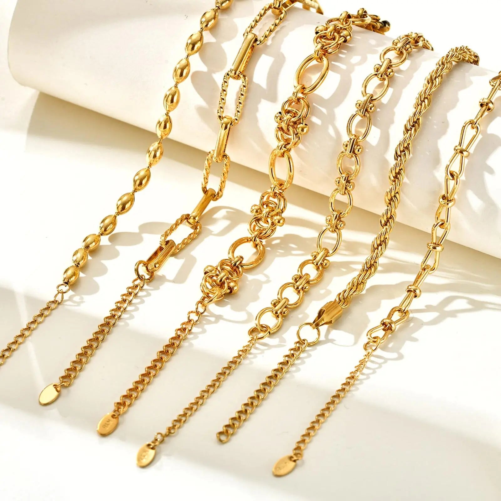 Luxury Gold Link Bracelet – Waterproof