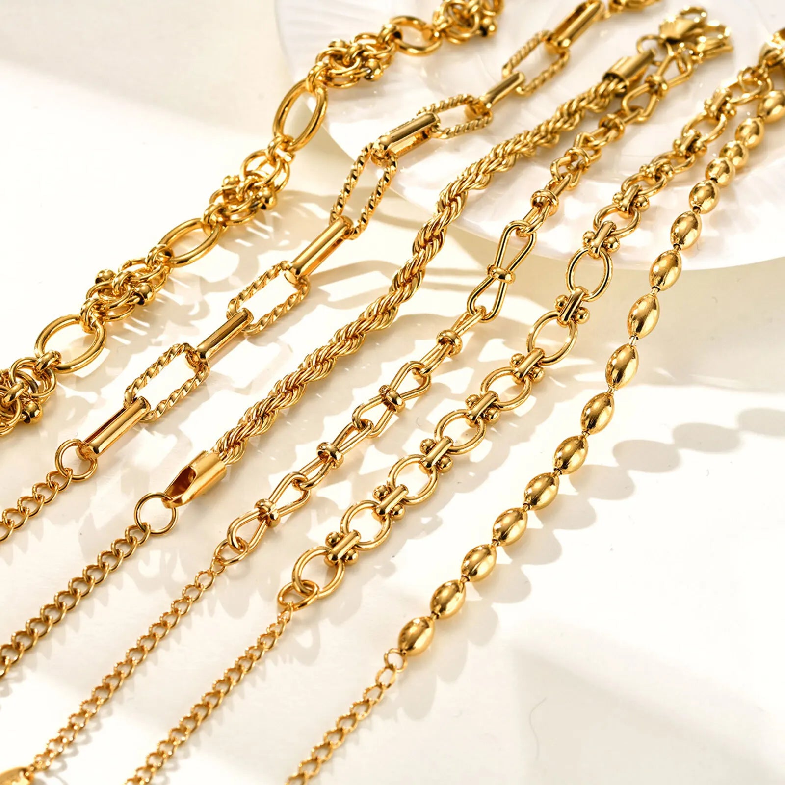 Luxury Gold Link Bracelet – Waterproof